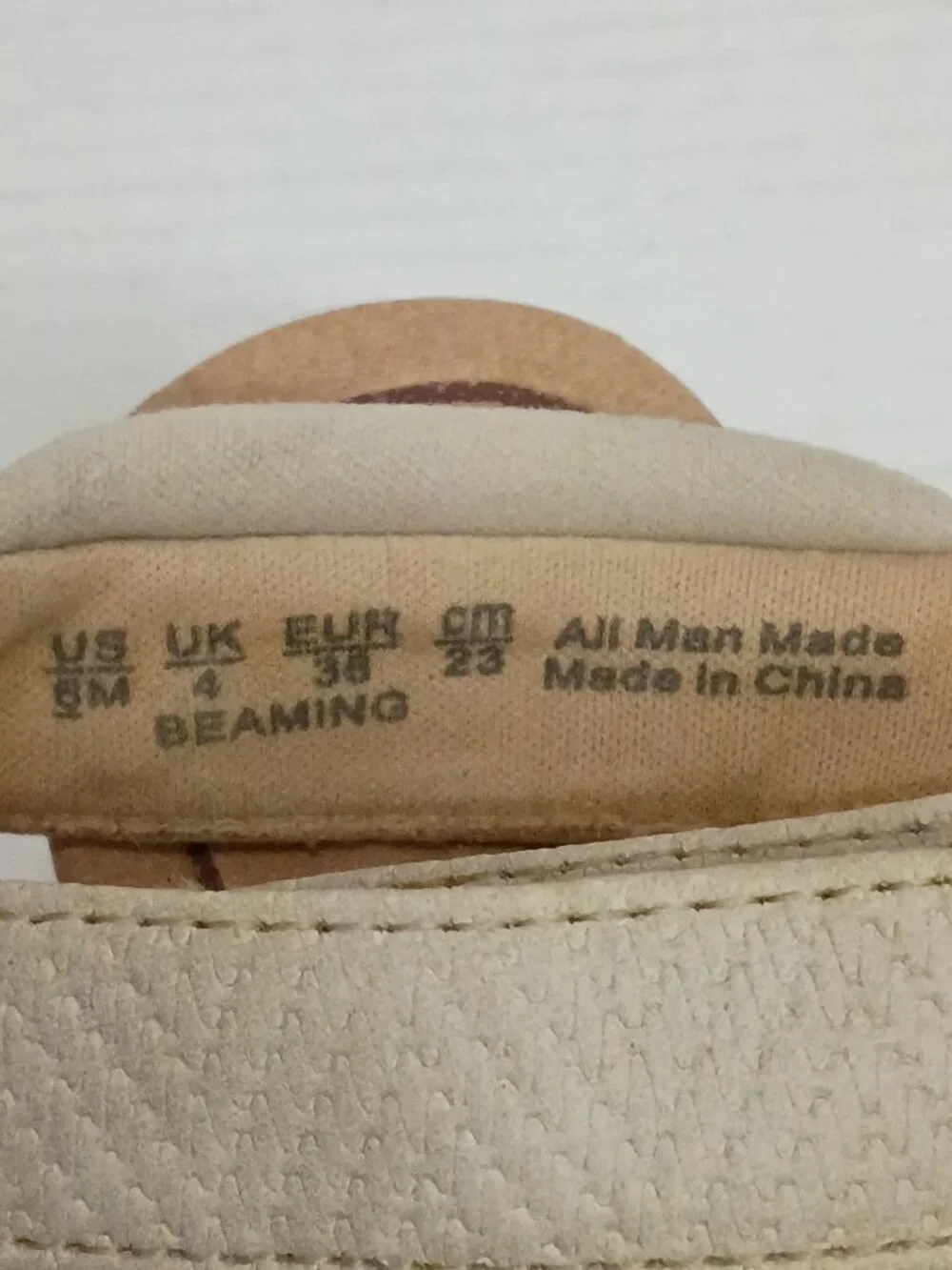 Dr. Scholl’s Beaming Beige Cork Wedge Sandals Women’s Size 6M